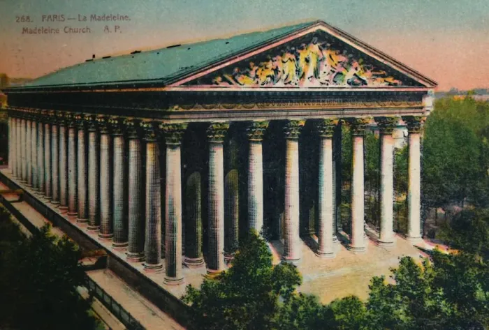 Framed Print : L eglise de la Madeleine, Paris, c1920 Framed Print : L eglise de la Madeleine, Paris, c1920