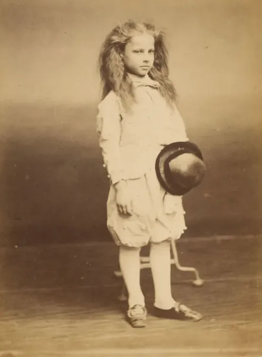 Framed Print : L Enfant blanc, 1860s. Creator: Pierre-Louis Pierson Framed Print : L Enfant blanc, 1860s. Creator: Pierre-Louis Pierson