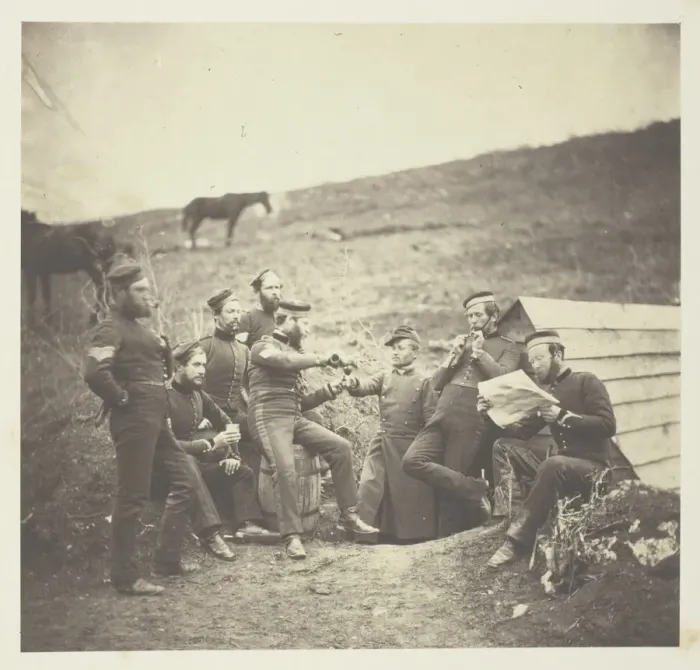 Framed Print : L Entente Cordiale, 1855. Creator: Roger Fenton Framed Print : L Entente Cordiale, 1855. Creator: Roger Fenton