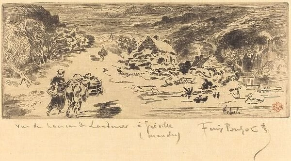 L Entree de Landemer (Hague), c. 1873. Creator: Felix Hilaire Buhot