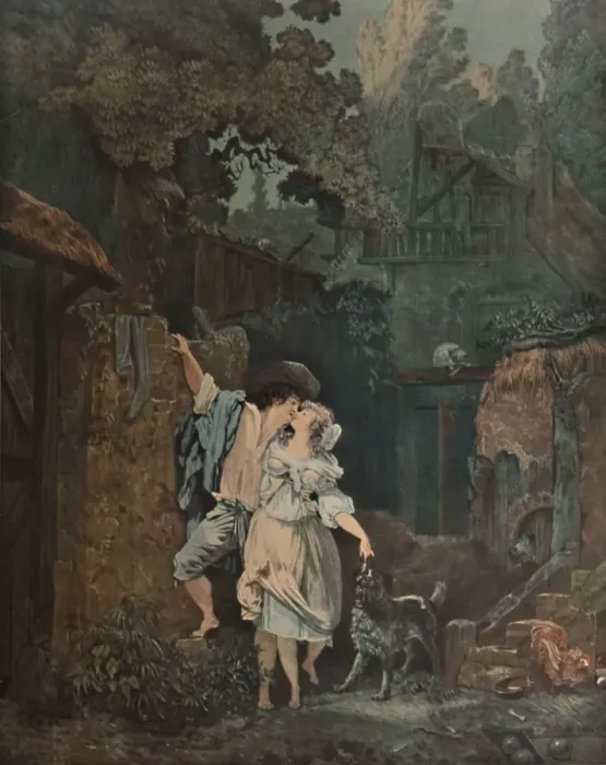 Framed Print : L Escalade, Ou Les Audieux Du Matin, 1787, (1913). Artist: Philibert Louis Debucourt Framed Print : L Escalade, Ou Les Audieux Du Matin, 1787, (1913). Artist: Philibert Louis Debucourt