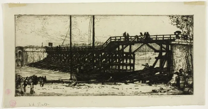 Framed Print : L Estacade, 1899. Creator: Donald Shaw MacLaughlan Framed Print : L Estacade, 1899. Creator: Donald Shaw MacLaughlan