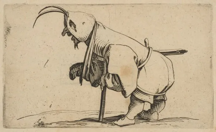 Framed Print : L Estropieau Capuchon (The Beggar Wearing a Hood), from Varie Figure Gobbi Framed Print : L Estropieau Capuchon (The Beggar Wearing a Hood), from Varie Figure Gobbi