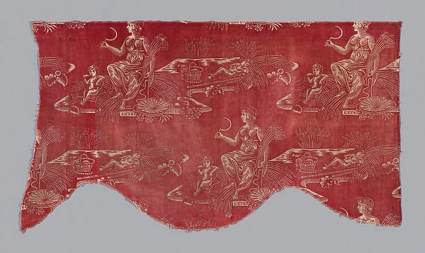 L ete (Summer) (Furnishing Fabric), Bolbec, c. 1820. Creator: Unknown