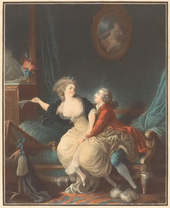 Framed Print : L Eventail casse. Creator: Louis Marin Bonnet Framed Print : L Eventail casse. Creator: Louis Marin Bonnet
