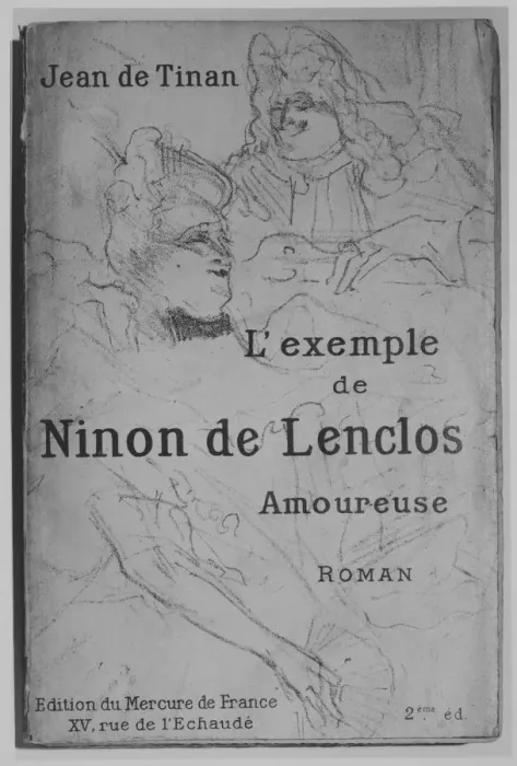 Framed Print : L Exemple de Ninon de Lenclos, Amoureuse, 1898. 1898. Creator: Henri de Toulouse-Lautrec Framed Print : L Exemple de Ninon de Lenclos, Amoureuse, 1898. 1898. Creator: Henri de Toulouse-Lautrec