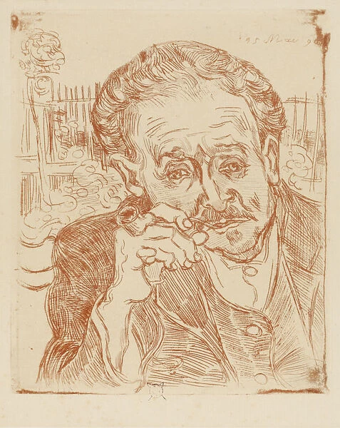 L Homme a la pipe (Portrait of Dr. Gachet), 1890