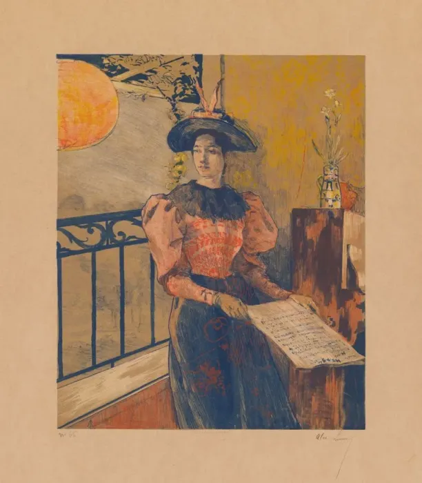 Framed Print : L Illumination, 1893. Creator: Alexandre Lunois (French, 1863-1916) Framed Print : L Illumination, 1893. Creator: Alexandre Lunois (French, 1863-1916)
