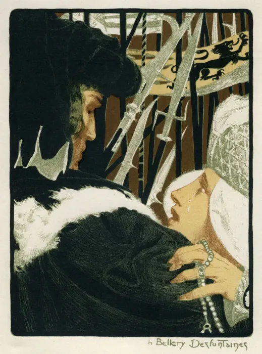 Framed Print : L Imploration, 1898. Artist: Henri Jules Ferdinand Bellery-Defonaines Framed Print : L Imploration, 1898. Artist: Henri Jules Ferdinand Bellery-Defonaines