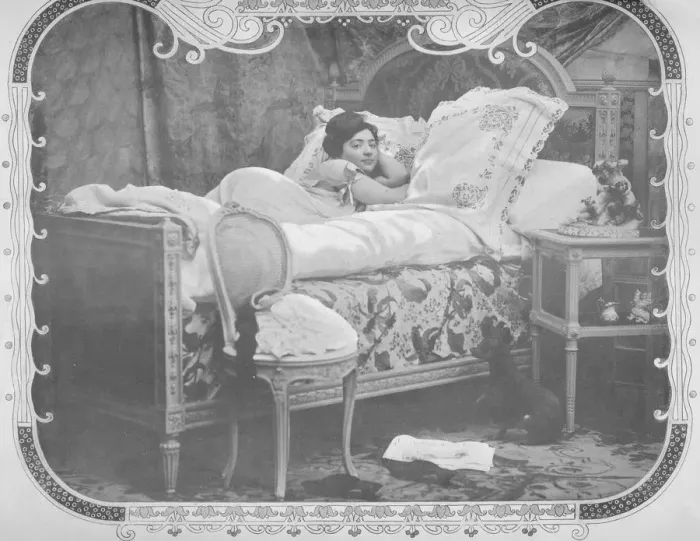 Framed Print : L Indecision, 1900 Framed Print : L Indecision, 1900