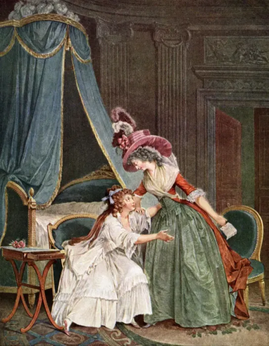 Framed Print : L Indiscretion, 1788, (1929). Artist: Jean-Francois Janinet Framed Print : L Indiscretion, 1788, (1929). Artist: Jean-Francois Janinet