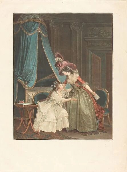 L Indiscretion, 1788. Creator: Jean Francois Janinet