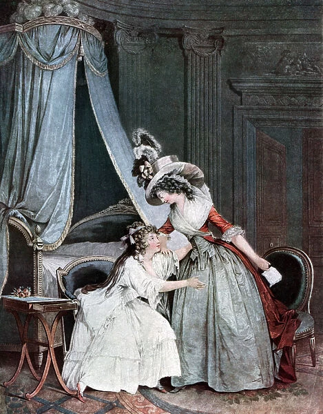 L Indiscretion, 18th or 19th century (1905). Artist: Jean-Francois Janinet