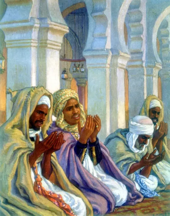 Framed Print : L invocation (La Priere) ( Prayer of Invocation ), 1918. Artist: Etienne Dinet Framed Print : L invocation (La Priere) ( Prayer of Invocation ), 1918. Artist: Etienne Dinet
