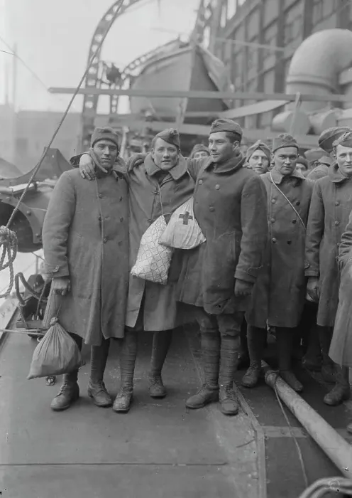 Framed Print : L. Jacubowski, H.E. Anchors, Ezra E. Jones, 1918 or 1919. Creator: Bain News Service Framed Print : L. Jacubowski, H.E. Anchors, Ezra E. Jones, 1918 or 1919. Creator: Bain News Service
