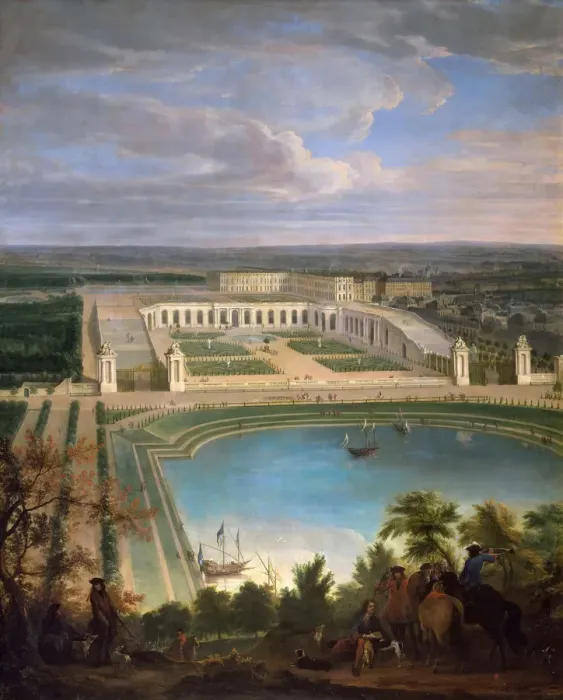 Framed Print : L orangerie du chateau de Versailles. Artist: Martin, Jean-Baptiste (1659-1735) Framed Print : L orangerie du chateau de Versailles. Artist: Martin, Jean-Baptiste (1659-1735)