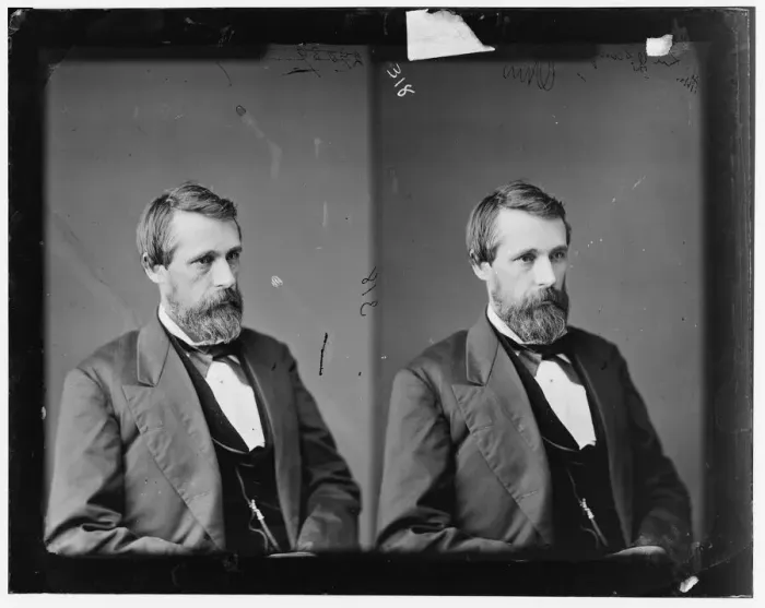 Framed Print : L. Stanford, 1865-1880. Creator: Unknown Framed Print : L. Stanford, 1865-1880. Creator: Unknown