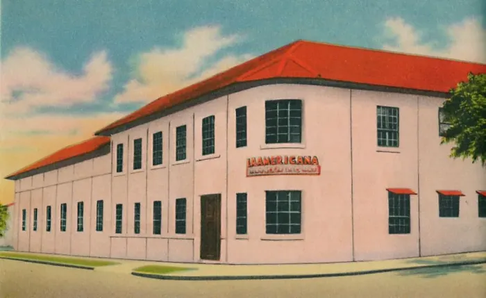 Framed Print : La Americana Vegetable Oils and Fats Factory, c1940s Framed Print : La Americana Vegetable Oils and Fats Factory, c1940s