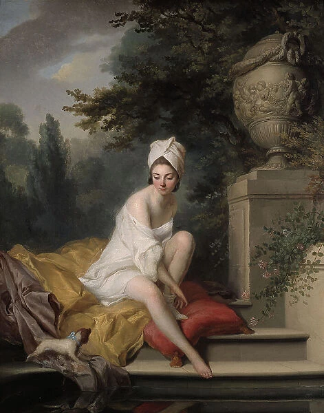La Baigneuse, 18th century. Creator: Johann Anton de Peters