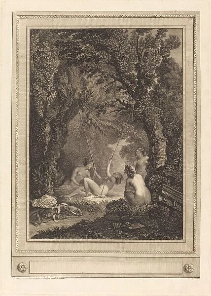La balancoire mysterieuse, 1784. Creator: Geraud Vidal