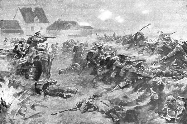 La Bataille des Flandres; Le 11 novembre, le 1er corps anglais, commande par Douglas Haig, 1914 Creator: Unknown