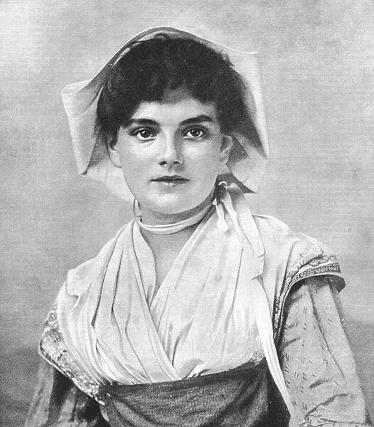 'La Belle Bretonne', 1890. Creator: Unknown. 'La Belle Bretonne', 1890. Creator: Unknown