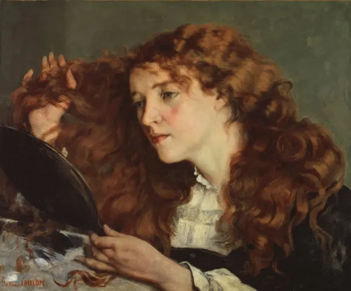Framed Print : La Belle Irlandaise. Artist: Courbet, Gustave (1819-1877) Framed Print : La Belle Irlandaise. Artist: Courbet, Gustave (1819-1877)