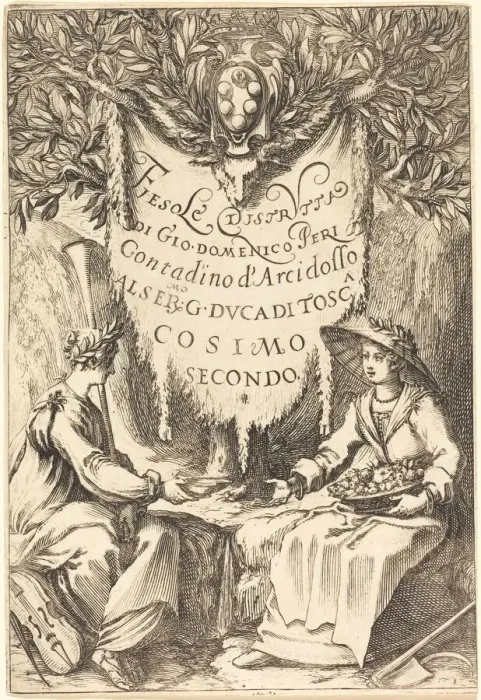 Framed Print : La belle jardiniere, 1619. Creator: Jacques Callot Framed Print : La belle jardiniere, 1619. Creator: Jacques Callot
