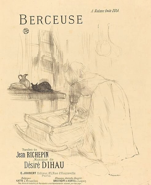 La Berceuse, 1895-1896. Creator: Henri de Toulouse-Lautrec
