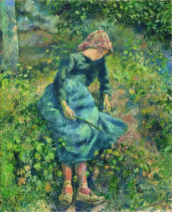 Framed Print : La bergere, 1881 Framed Print : La bergere, 1881