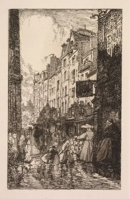 Framed Print : La Bievre, Les Gobelins, Saint-Severin: Le Quartier Saint-Severin Framed Print : La Bievre, Les Gobelins, Saint-Severin: Le Quartier Saint-Severin