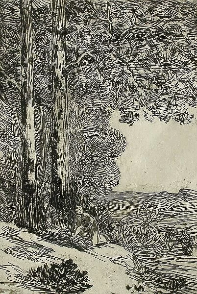 La Bucheronne, 1874. Creator: Félicien Rops