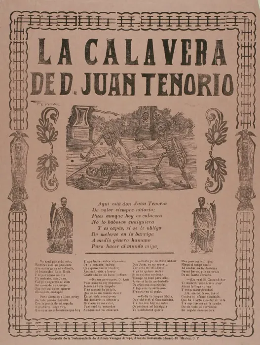 Framed Print : La Calavera de D. Juan Tenorio (The Calavera of D. Juan Tenorio), n.d. Creator: Manuel Manilla Framed Print : La Calavera de D. Juan Tenorio (The Calavera of D. Juan Tenorio), n.d. Creator: Manuel Manilla