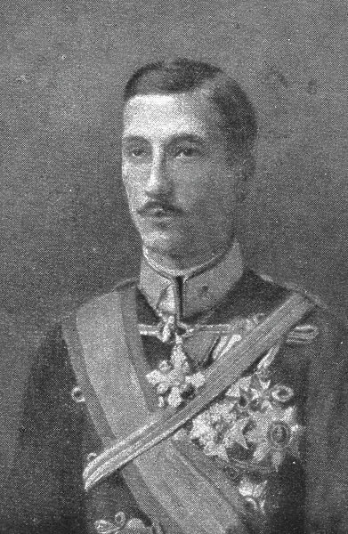 'La capitulation Bulgare; Le prince Boris, en faveur de qui son pere, le tsar Ferdinand... 1918. Creator: Unknown