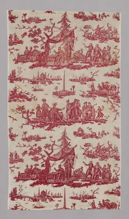 Framed Print : La Caravane du Caire (The Caravan from Cairo) (Furnishing Fabric), France, 1785 / 89 Framed Print : La Caravane du Caire (The Caravan from Cairo) (Furnishing Fabric), France, 1785 / 89
