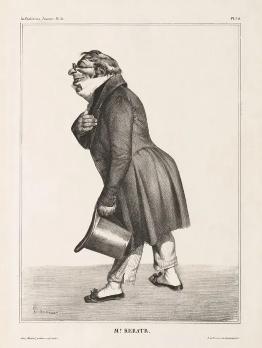 Framed Print : La Caricature, Pl. 314, Comte de. Keratry, 1833. Creator: Honore Daumier (French, 1808-1879) Framed Print : La Caricature, Pl. 314, Comte de. Keratry, 1833. Creator: Honore Daumier (French, 1808-1879)