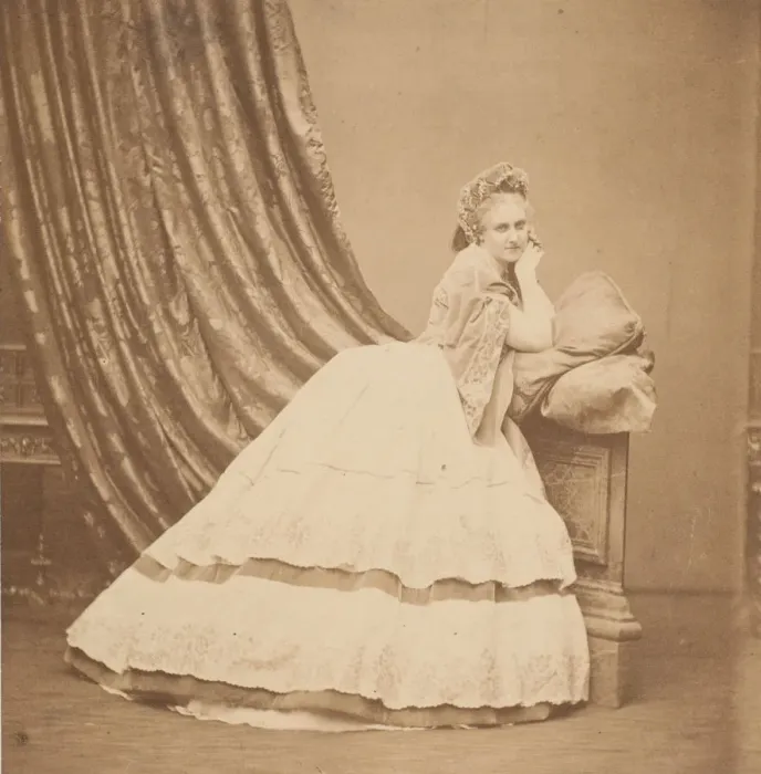 Framed Print : La casagne de velours, 1860s. Creator: Pierre-Louis Pierson Framed Print : La casagne de velours, 1860s. Creator: Pierre-Louis Pierson