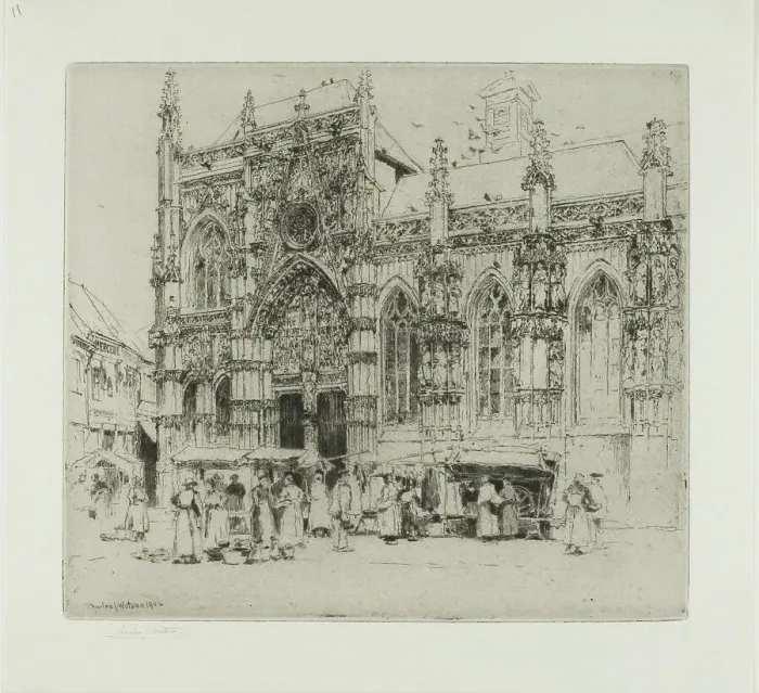 Framed Print : La Chapelle de St. Esprit, 1904. Creator: Charles John Watson Framed Print : La Chapelle de St. Esprit, 1904. Creator: Charles John Watson