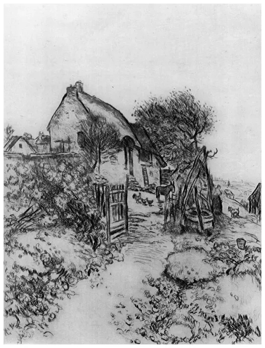 Framed Print : La Chaumiere, c1870-1920 (1924). Artist: Jean Francois Raffaelli Framed Print : La Chaumiere, c1870-1920 (1924). Artist: Jean Francois Raffaelli