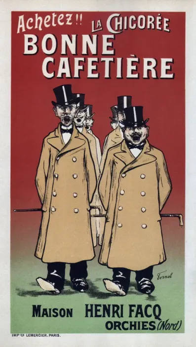Framed Print : La Chicoree Bonne Cafetiere (Poster), 1899. Artist: Fernel, Fernand (1872-1934) Framed Print : La Chicoree Bonne Cafetiere (Poster), 1899. Artist: Fernel, Fernand (1872-1934)