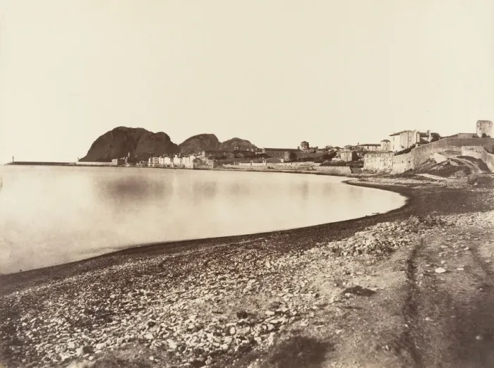 Framed Print : La Ciotat, ca. 1860. Creator: Edouard Baldus Framed Print : La Ciotat, ca. 1860. Creator: Edouard Baldus