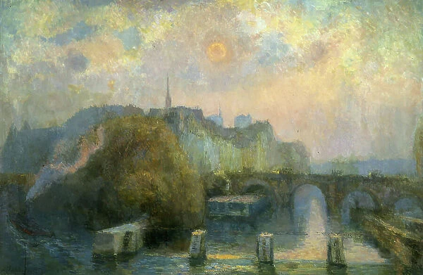 La Cité, Paris, matinée d'automne, 1909. Creator: Albert Lebourg