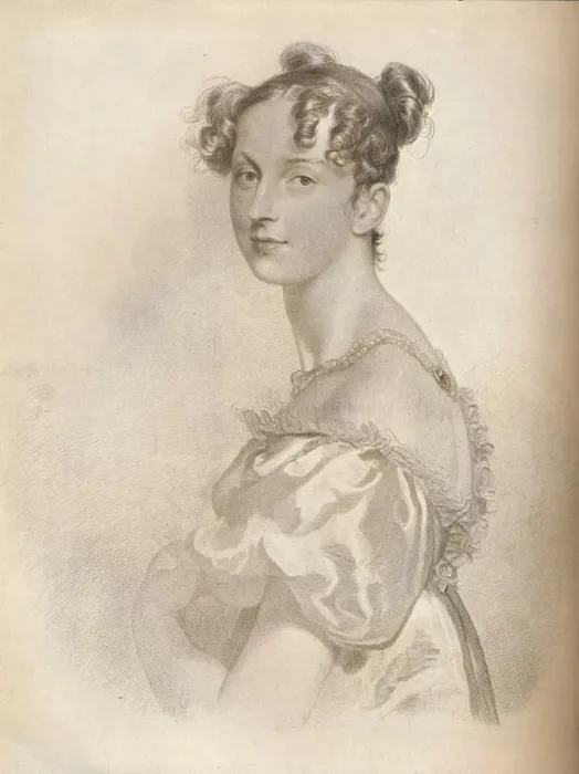 Framed Print : La Comtesse De Lieven, 1823. Artist: William Bromley Framed Print : La Comtesse De Lieven, 1823. Artist: William Bromley