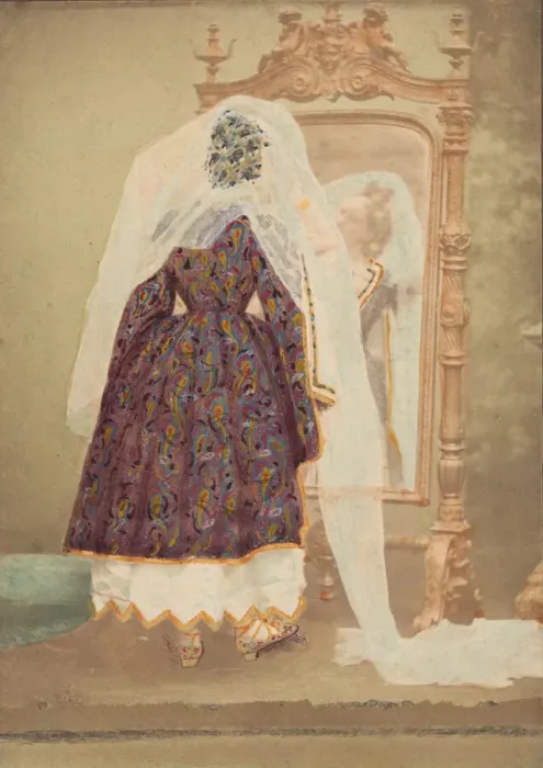 Framed Print : [La Comtesse in robe de piqueor as Judith (?)], 1860s