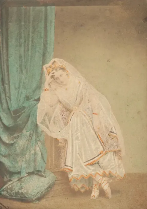 Framed Print : [La Comtesse in robe de piqueor as Judith (?)], 1860s
