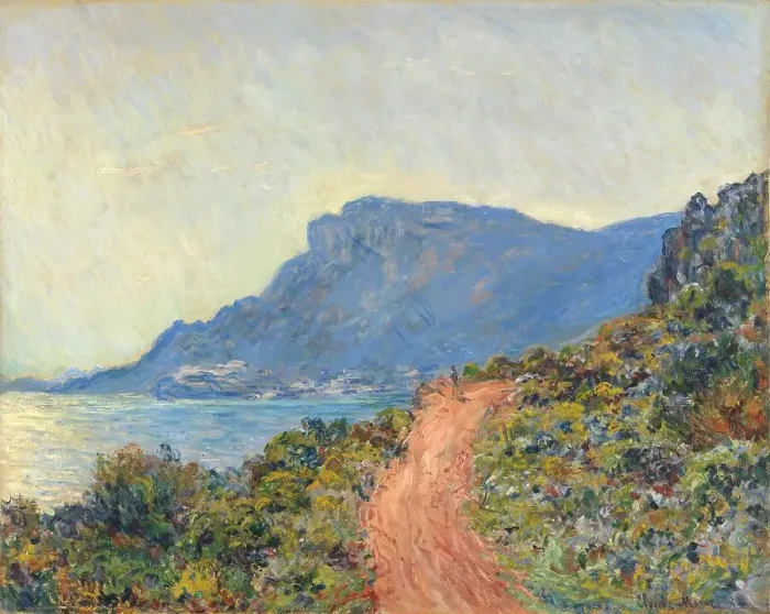 Framed Print : La Corniche near Monaco, 1884. Creator: Claude Monet Framed Print : La Corniche near Monaco, 1884. Creator: Claude Monet