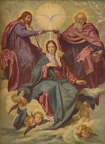 La Coronacion de la Virgen, (Coronation of the Virgin ), 1635-1648, (c1934). Artist: Diego Velasquez