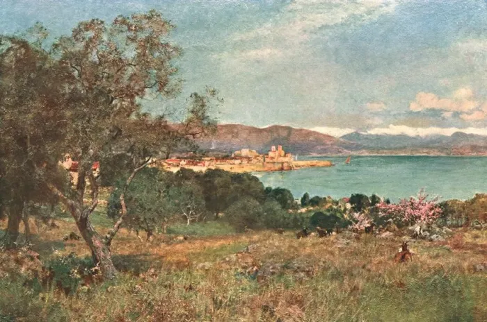 Framed Print : La Cote d Azur, 1899, (c1902). Creator: Unknown Framed Print : La Cote d Azur, 1899, (c1902). Creator: Unknown