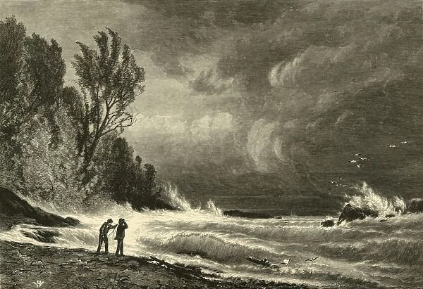 La Crosse Harbor, 1872. Creator: James H. Richardson
