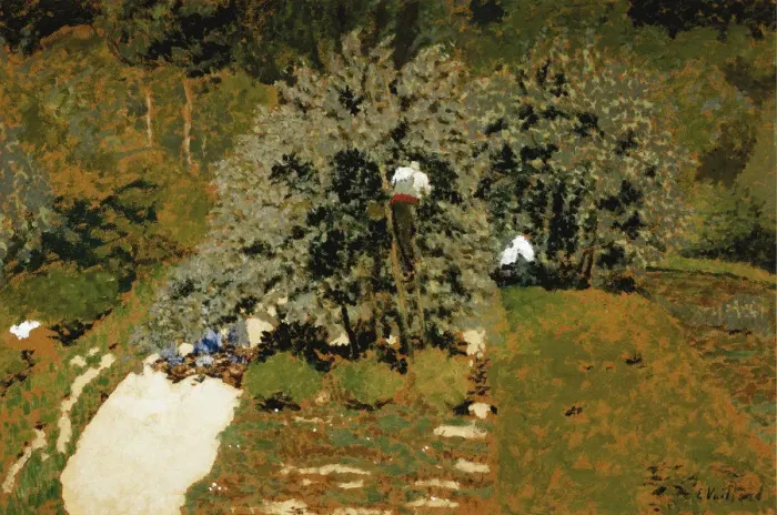 Framed Print : La Cueillette, 1899-1900. Creator: Vuillard, Edouard (1868-1940) Framed Print : La Cueillette, 1899-1900. Creator: Vuillard, Edouard (1868-1940)